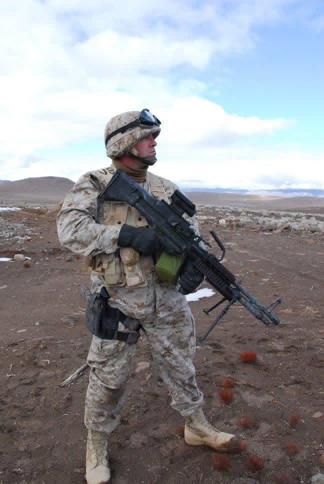 Live-fire field demonstration of a U.S. Ordnance machine gun